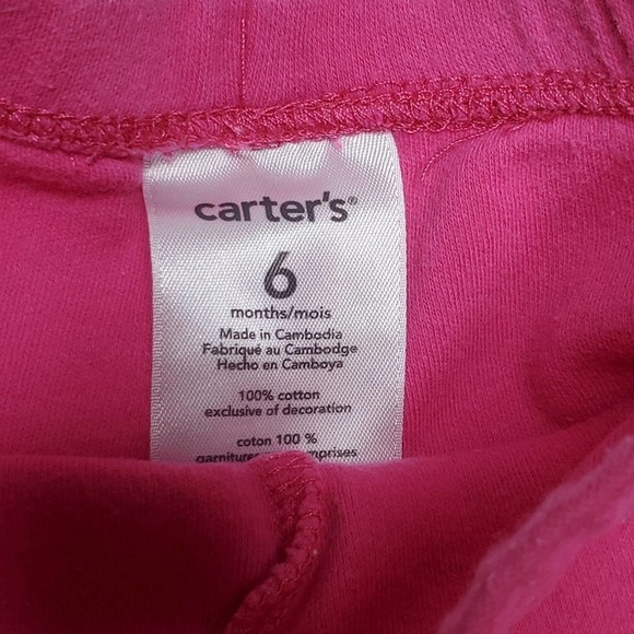 Carter's Floral Print Pants Bundle 3 Pairs 3-6 Mo - Picture 6 of 10